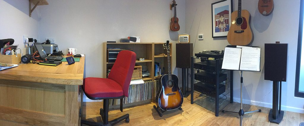 Interior of musician's room