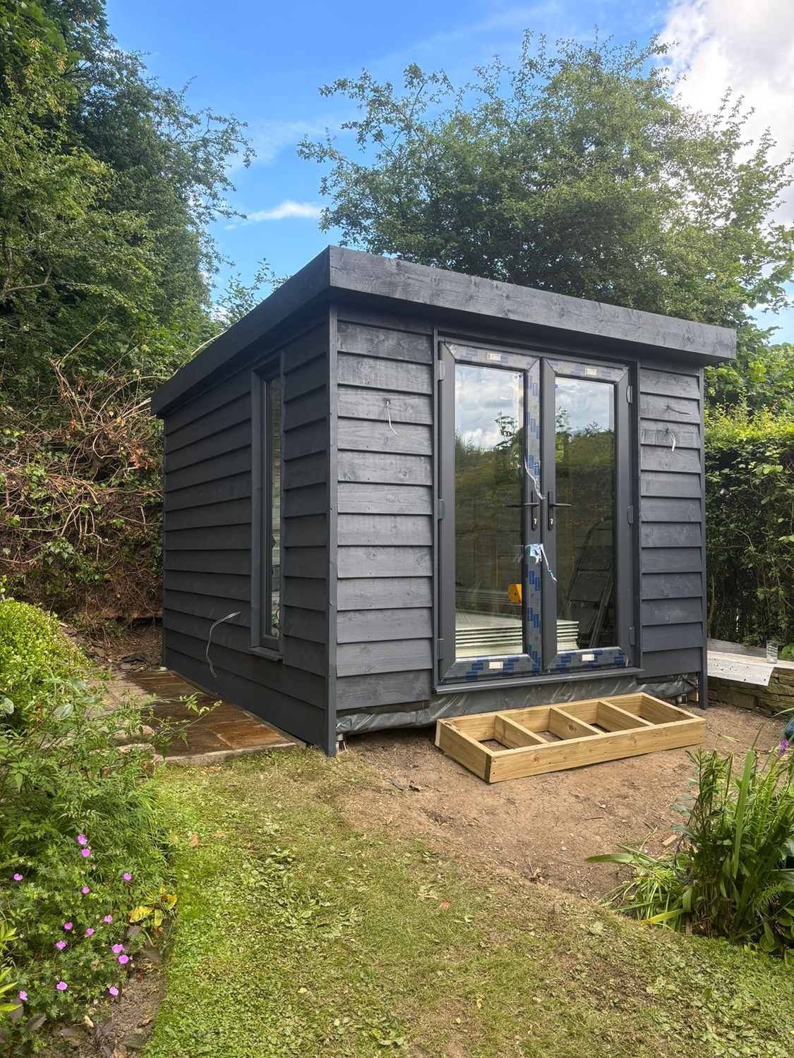 painting the cladding