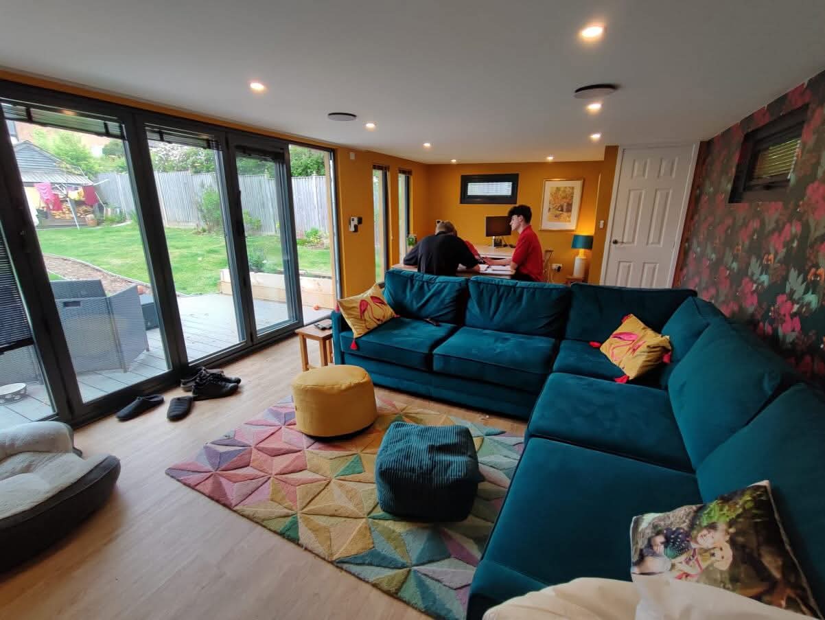 internal view with desks