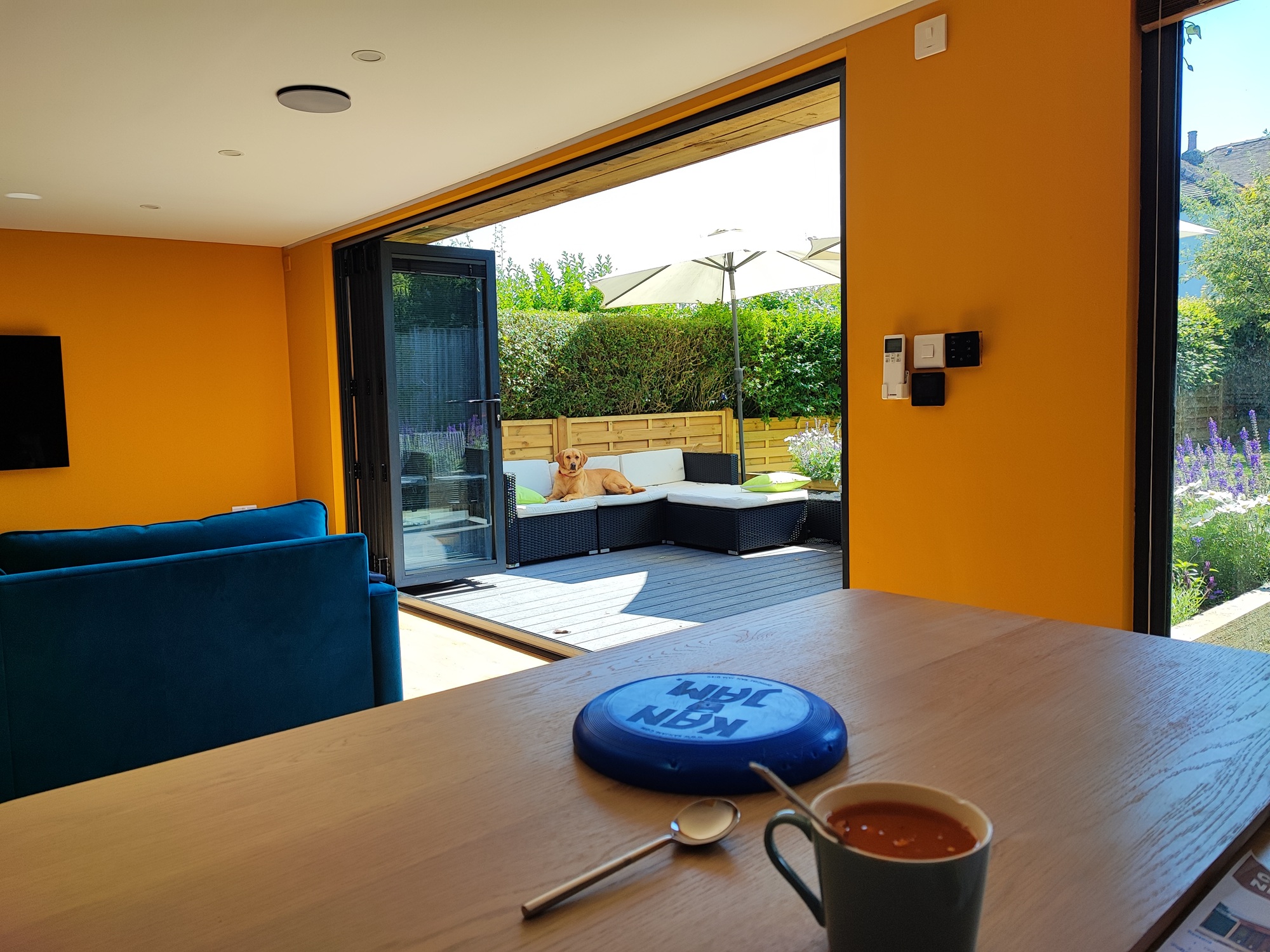 Large family room and office